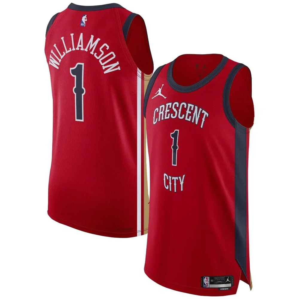 Zion Williamson New Orleans Pelicans Jordan Brand Authentic Jersey - Association